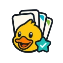 The current Quackadex duck logo