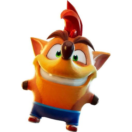 Crash Bandicoot sprite in Fortnite