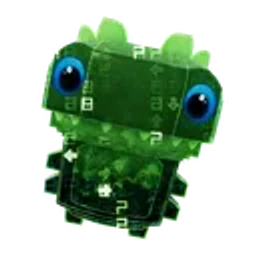 Klombo Sprite, glitched variant