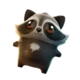 The Dumpster Dive Sprite, a raccoon