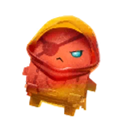 Adventurer Sprite in its orange Trick or Treat variant