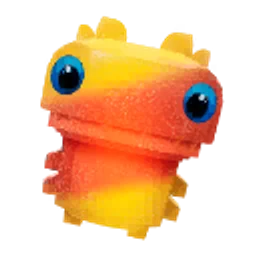 Klombo Sprite in its orange Trick or Treat variant