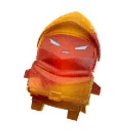 Overshield Sprite in its orange Trick or Treat variant