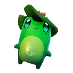 Pond Sprite icon, the green Design-A-Sprite winner with a lily pad hat